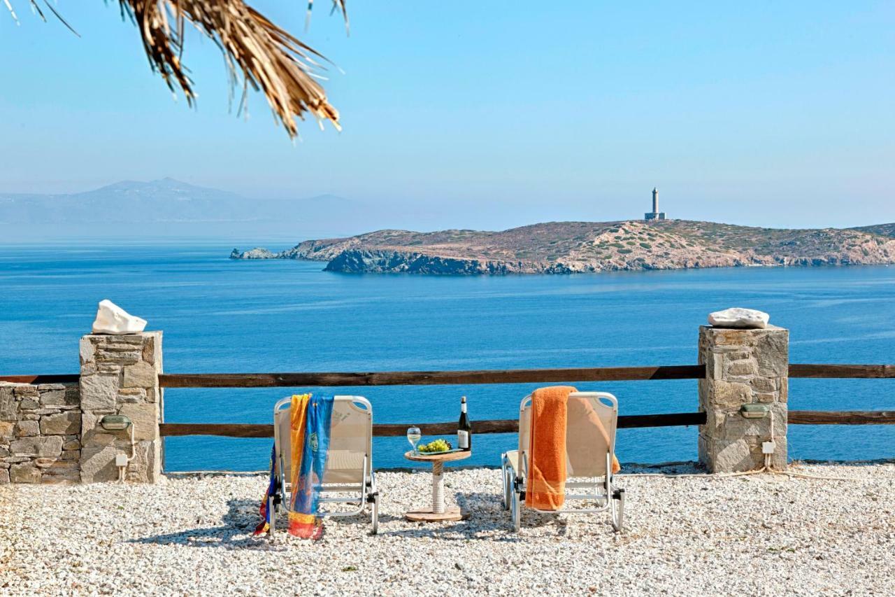 Aegean View - Seaside Apartment In Syros Azolimnos Ngoại thất bức ảnh